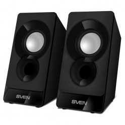 SVEN 300 Black (USB),  2.0 / 2x3W RMS, USB power supply